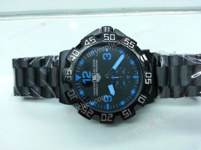 TAG HEUER Formular 1 Black Case / BLUE MARKER Watch